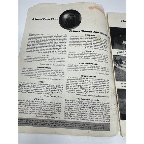 Vintage Cub Scout BSA Christmas Gift Catalog Toys Uniform Craft Projects 40s 50s - Picture 16 of 16